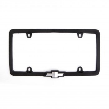 P: Svart skiltramme med Chevrolet logo