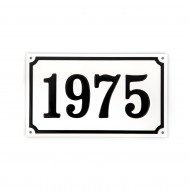 Husnummerskilt 13,5x23 cm - preget Husnummerskilt 13,5x23 cm - preget