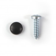 L: 70005 1 stk. galvanisert skiltskrue i stål, 4,8x19 mm