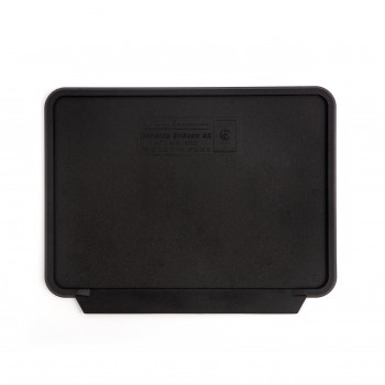 M: Skiltramme/bakplate i plast som passer skilt i 15,5x22 cm