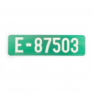 M: 71140 Veteranskilt til TRAKTOR, grønt, 1942-1971 M: 71140 Veteranskilt til TRAKTOR, grønt, 1942-1971