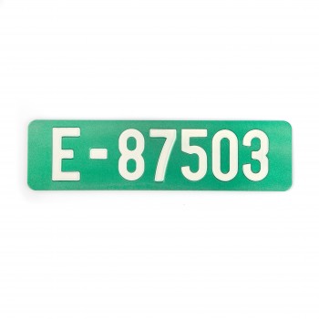 M: 71140 Veteranskilt til TRAKTOR, grønt, 1942-1971