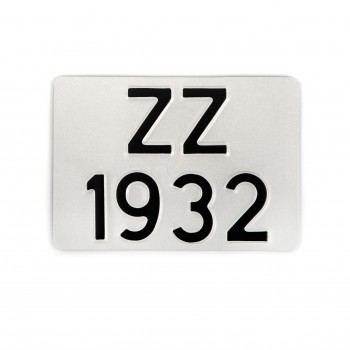 D: 73103 Nyere tidsriktig veteranskilt til MC, MOPED og TRAKTOR, 1982-2001 D: 73103 Nyere tidsriktig veteranskilt til MC, MOPED og TRAKTOR, 1982-2001